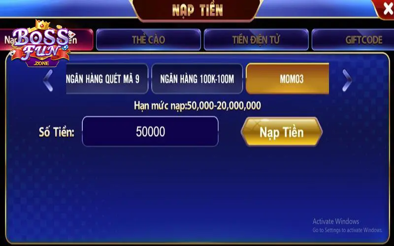 Một vài lưu ý khi giao dịch nạp tiền tại cổng game 