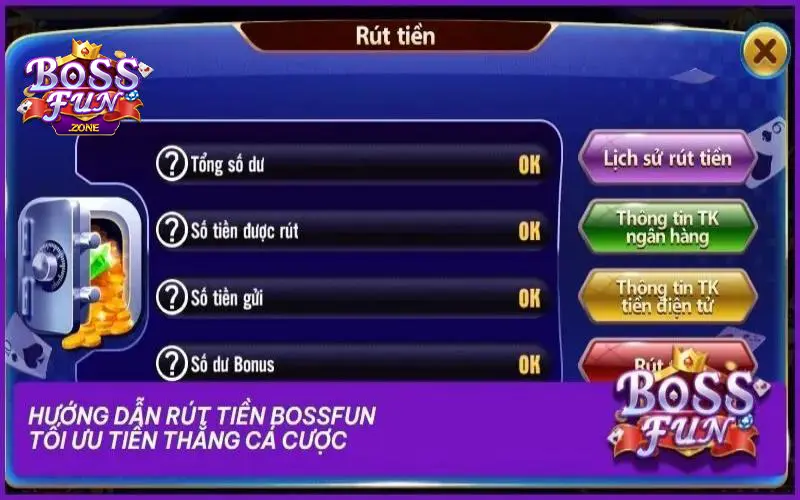 Các lưu ý khi giao dịch rút tiền tại cổng game